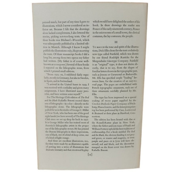 The Red and the Black by Marie-Henri Beyle (Stendhal) | Heritage Press 1954 Book - Picture 15 of 16